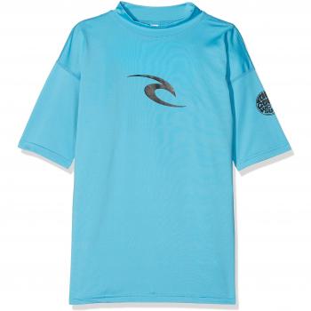 RIP CURL WLY5DB Camiseta, Niños, Azul, 14 años