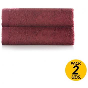 Pack de 2 toallas de lavabo Luxury Boheme algodón 600 gr 50x100 cm