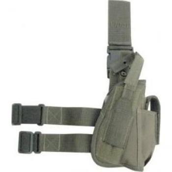 Viper TACTICAL - Funda de Pistola Vertical para Pierna - para diestros - Verde