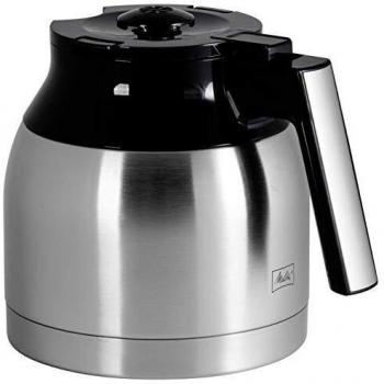Jarra Térmica Melitta Look IV Deluxe con Temporizador, Acero Inoxidable y Capacidad de 1 Litro