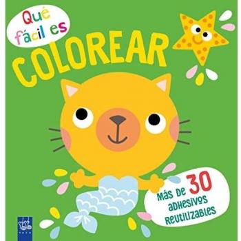 Qué fácil es colorear. Gato