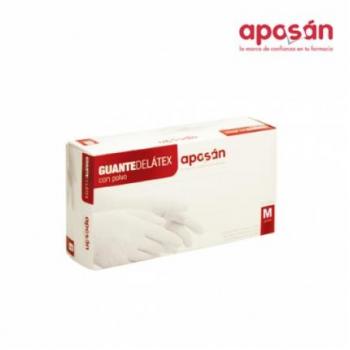 Guantes de látex Aposan 100 unidades talla grande
