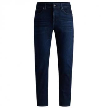 BOSS Regular Fit 5-Pocket Jeans Navy Blue Model 'Re.Maine' Size 34/L32