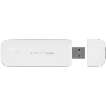 Modem LTE Brovi E3372-325 Dongle Cat 4, Acceso rápido, inalámbrico, LTE/HSPA+/HSPA/UMTS, Color Blanco