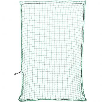Red elástica verde para remolque de 3x2 m con cuerda de PP