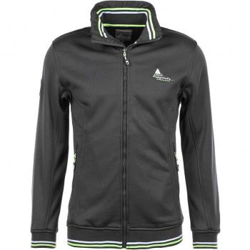 Peak Mountain Green Shell Fleece Zip Sweatshirt
