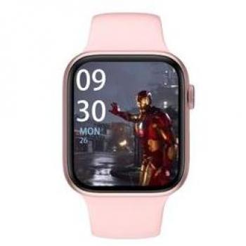 Reloj Inteligente Klack W26 Rosa con Pantalla Táctil y Monitor de Salud