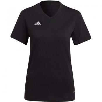Adidas Entrada 22 Women's Performance Football T-Shirt - Black