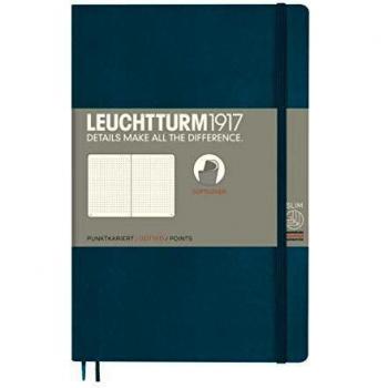Leuchtturm1917 Softcover Notebook Dotted Pacific Green B6+