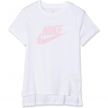 Nike Hilo Futura 2 Camiseta, Niñas, Blanco, Extra-Large
