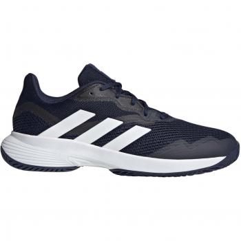 Zapatillas de tenis Adidas CourtJam Control para hombre, todas las superficies, color azul marino y blanco