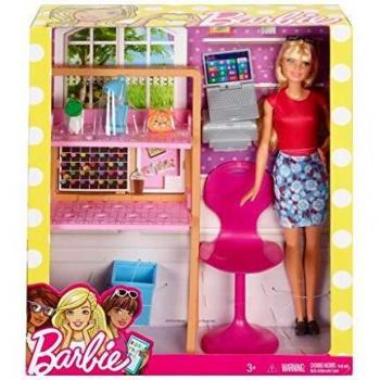 Barbie DVX51 Muñeca con Accesorios de Muebles y Moda