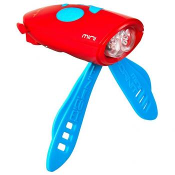 Hornit Mini Azul Rojo - Bocina y luz para Bicicleta y Patinete para niños - 25 Efectos de Sonido y 5 Luces
