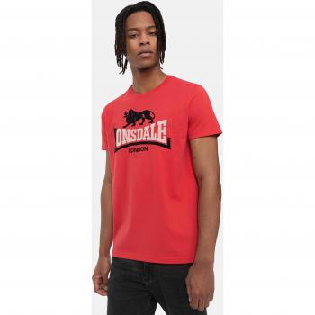 Lonsdale London Lubcroy Regular Fit Short Sleeve T-Shirt for Men - Red