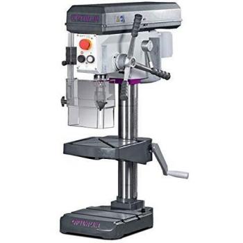 Taladro Opti B 16 H 400V - OPTIMUM 3020217, taladro de columna con motor de 400V, capacidad de perforación hasta 16 mm, velocidad variable, mesa ajustable y base robusta para