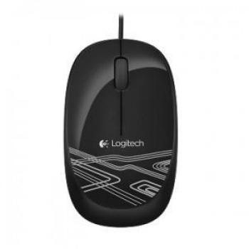Ratón Logitech M105 USB Óptico Ambidextro 1000 DPI con Cable Negro