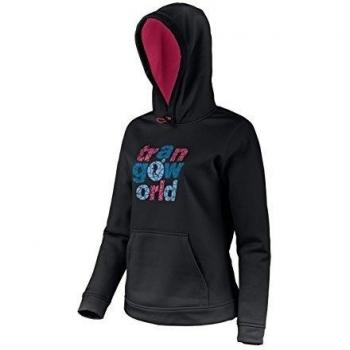 Trango Indals - Sudadera para mujer, color negro / rosa claro, talla XL