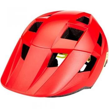 BELL Spark Junior Casco de Bicicleta para niños, Mate/Rojo Brillante/hi-Vis, Talla única