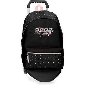 Mochila con carro Pepe Jeans Armade, 42 cm, Negro