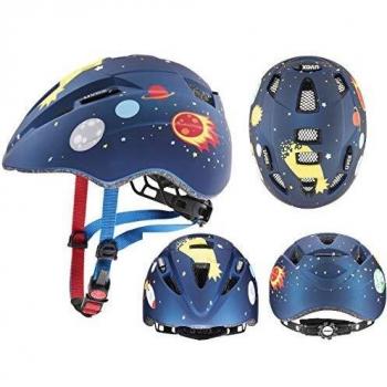 uvex Kid 2 CC Casco de Bicicleta, Juventud Unisex, Dark Blue Rocket Mat, 46-52 cm