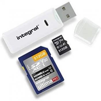 Lector de Tarjetas Integral USB 2.0 Doble Slot para SD y MicroSD