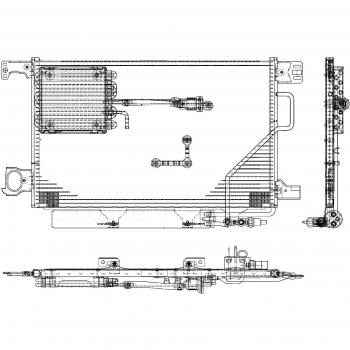BEHR HELLA SERVICE 8FC 351 317-491 *** PREMIUM LINE *** Condensador, aire acondicionado