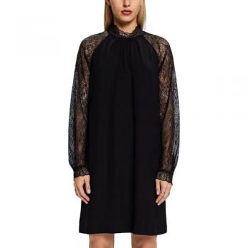 Esprit Women's Lace Trim Mini Dress
