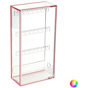 Caja Joyero Polipropileno Rojo 13 x 25 x 6,7 cm