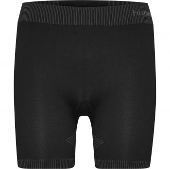Hummel Mallas Cortas First Seamless - Leggings Mujer, Color Negro (Black), Talla XL-XXL, Diseño sin costuras