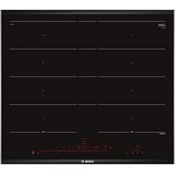 Bosch PXY675DC1E - Placa de inducción Serie 8 con 17 niveles de potencia, 60 cm en negro