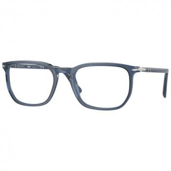 Persol PO3339V 1197 Unisex Eyeglasses Blue Size 54 - Free Lenses - HSA/FSA Insurance - Blue Light Block Available
