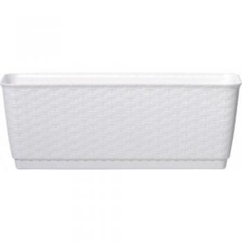 Maceta Ratolla P 12L - Diseño Elegante - Amplio Espacio - Color Blanco