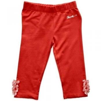 Warp Records - Leggings para niña, talla 9-10 years - talla inglesa, color Rojo
