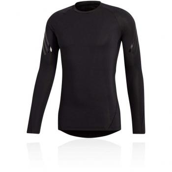 adidas Ask Tec LS 3S Long Sleeved t-Shirt, Hombre, Black, M