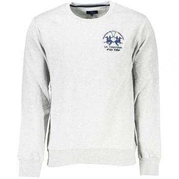 La Martina White Cotton Crewneck Sweater - XL