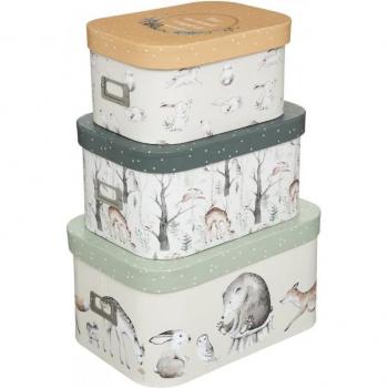Juego de 3 cajas de almacenamiento para niños de Atmosphera.