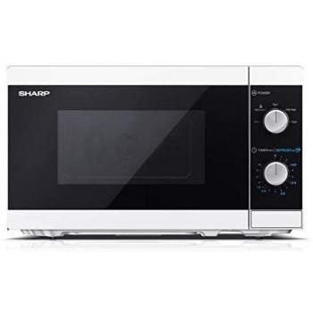 Microondas Sharp YC-MS01E-W 20L 800W Blanco Panel Mecánico