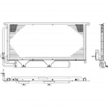 BEHR HELLA SERVICE 8FC 351 317-511 *** PREMIUM LINE *** Condensador, aire acondicionado