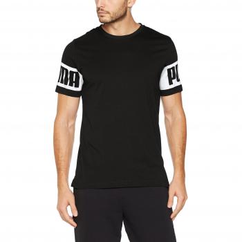 Puma Rebel Tee Camiseta, Hombre, Negro, XL