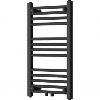 Radiador secatoallas eléctrico de agua 238W 70x40x3cm, Negro