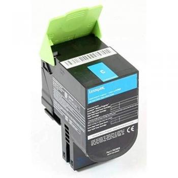 Lexmark 800H2 High Yield Cyan Toner Cartridge