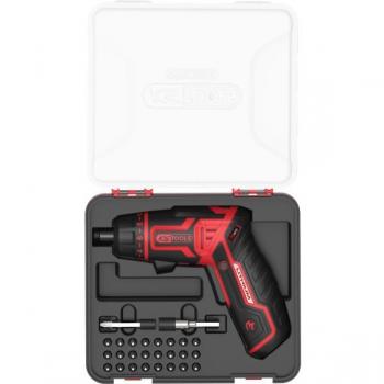 Juego de atornillador a batería KS Tools eMONSTER 1/4 con punta intercambiable, 27 piezas