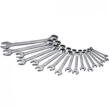 HAZET 603/17N Juego de llaves combinadas - Perfil de tracción hexagonal doble exterior - Tamaño 7 – 27 - Número de herramientas: 17