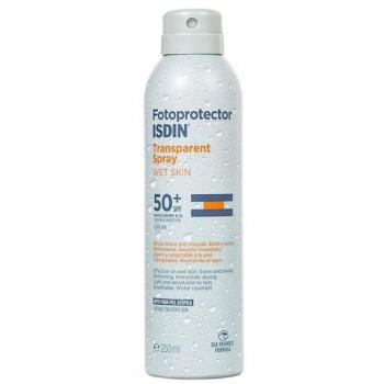 Fotoprotector Isdin Transparent Wet Skin FPS 50+ en Spray 250 ml
