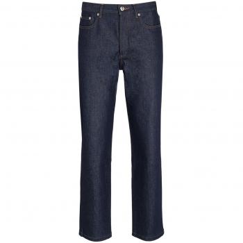 A.P.C. Men's Straight Indigo Denim Jeans, Dark Blue, Size W31