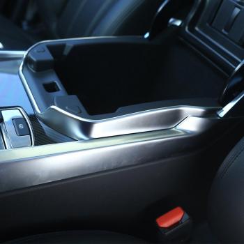 Accesorios de Coche Marco de ABS de Decoración de la Caja de brazos Interior de Plata Mate para Rangerover Sport RR Sport 2014-2018