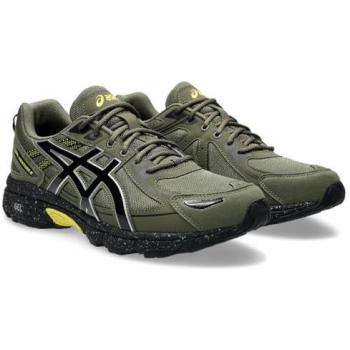 ASICS Gel-Venture 6 Unisex Trail Running Shoes - Mantle Green/Black, Size 42.5