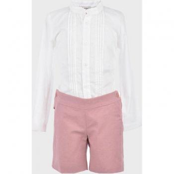 Conjunto de bebé niño rosa de algodón