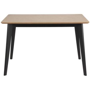 Mesa de Comedor Roxby 120x80 cm en MDF y Acabado de Roble Negro
