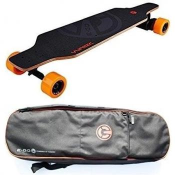 Yuneec E-GO Electric Skateboard Cruiser with Transport Bag by Ego
